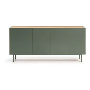Comoda Teulat Arista, latime 165 cm, verde imagine