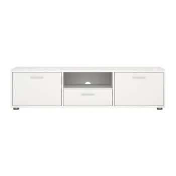 Comoda TV alba 147x38 cm Media - Tvilum imagine