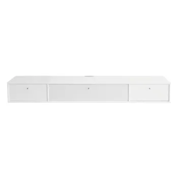 Comoda TV alba 176x22 cm Mistral - Hammel Furniture imagine