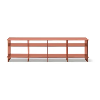 Comoda TV caramizie 180x50x40 cm Inari - Teulat imagine