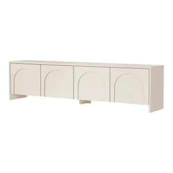 Comoda TV crem 180x45x32 cm Aurelia - Kalune Design imagine