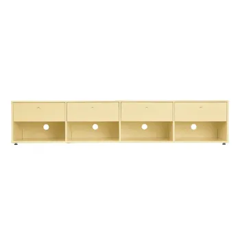 Comoda TV galben-deschis 214x45 cm Mistral - Hammel Furniture imagine
