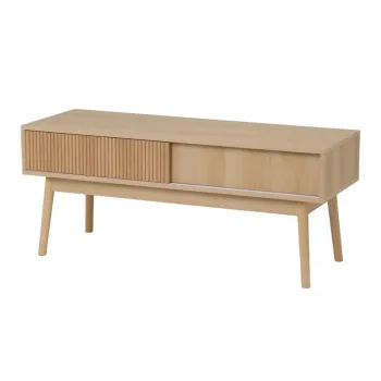 Comoda TV in culoare naturala 115x48x40 cm Naroa - Casa Seleccion imagine