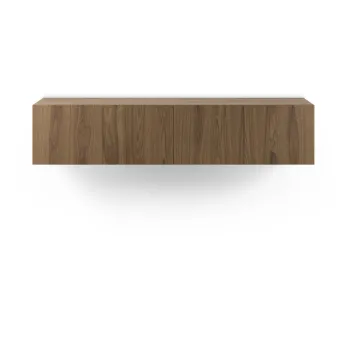 Comoda TV in culoare naturala cu aspect de lemn de stejar 180x38x35 cm Daroca - Marckeric imagine