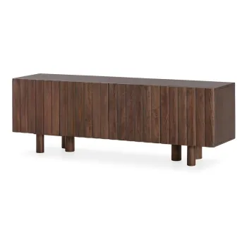 Comoda TV maro din lemn de mango 160x55x40 cm Tamira - MOME imagine