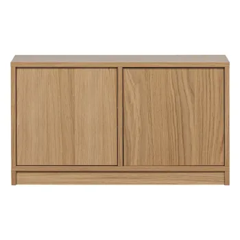 Comoda TV modulara cu aspect de lemn de stejar 77x44 cm Modulair - vtwonen imagine