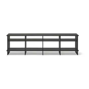 Comoda TV neagra 180x50x40 cm Inari - Teulat imagine