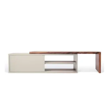 Comoda TV reglabila TemaHome Move cu furnir de nuc imagine