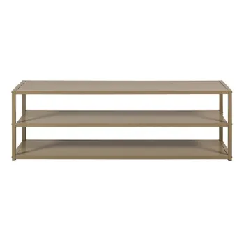 Comoda TV taupe din metal 120x40x35 cm Teun - WOOOD imagine