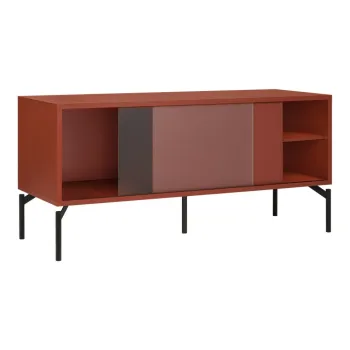 Comoda TV teracota 116x55x42 cm Met Mini - noo.ma imagine