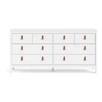 Comoda Tvilum Madrid, 159 x 80 cm, alb imagine