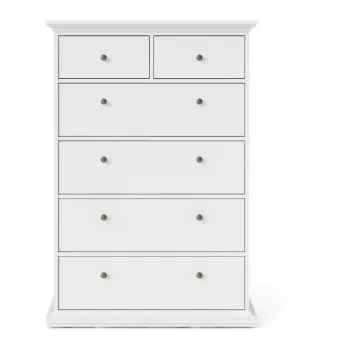 Comoda Tvilum Paris, 96x140 cm, alb imagine