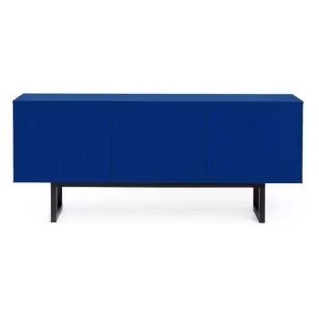 Comoda Woodman Camden Herringbone Print, albastru, 175 x 75 cm imagine