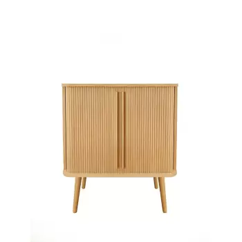 Comoda Woodman Rove Tambour 83 x 95 cm, natural imagine