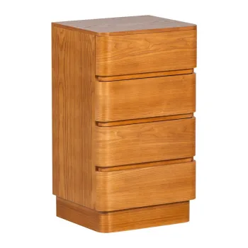 ComodAA(R)n culoare naturalA40x70x34 cm Fejo aEURWOOOD imagine