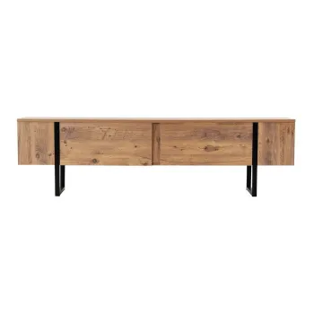 ComodATV A(R)n culoare naturalAcu aspect de lemn de pin 180x50x29,5 cm Serenity aEURKalune Design imagine