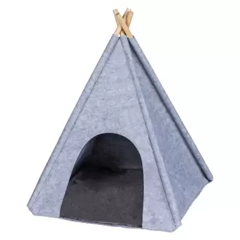 Cort tip teepee pentru animale de companie Wenko, gri deschis imagine