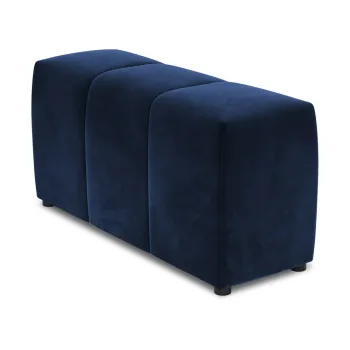 Cotiera pentru canapea modulara albastra cu tapiterie din catifea Rome Velvet - Cosmopolitan Design imagine