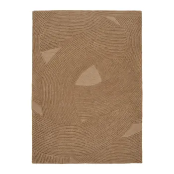 Covor A(R)n culoare naturalAA(R)nchisAE>esut manual din lAcnA160x230 cm Pune aEURHouse Nordic imagine