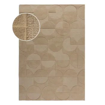 Covor A(R)n culoare naturalAE>esut manual din lAcnA240x340 cm Gigi aEURFlair Rugs imagine