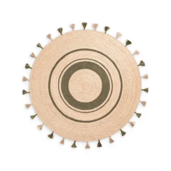 Covor A(R)n culoare naturalAE>esut manual rotund din iutAA, 150 cm Basil aEURHanse Home imagine