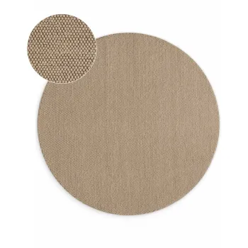 Covor A(R)n culoare naturalAE>esut manual rotund din lAcnAA, 200 cm Richmond Diana aEURTed Baker imagine