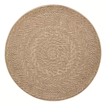 Covor adecvat interior/exterior NORTHRUGS Almendro, O 160 cm, bej imagine