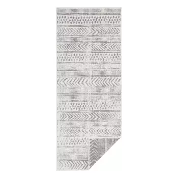 Covor adecvat pentru exterior NORTHRUGS Biri, 80 x 350 cm, gri-crem imagine