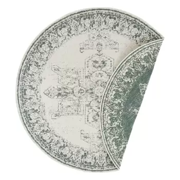 Covor adecvat pentru exterior NORTHRUGS Borbon, o 140 cm, verde-crem imagine