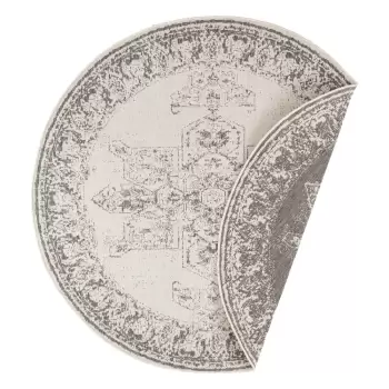 Covor adecvat pentru exterior NORTHRUGS Borbon, o 200 cm, gri-crem imagine