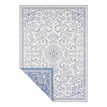 Covor adecvat pentru exterior NORTHRUGS Leyte, 200 x 290 cm, albastru-crem imagine