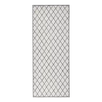 Covor adecvat pentru exterior NORTHRUGS Malaga, 80 x 350 cm, gri - crem imagine