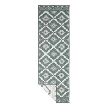 Covor adecvat pentru exterior NORTHRUGS Malibu, 250 x 80 cm, verde-crem imagine