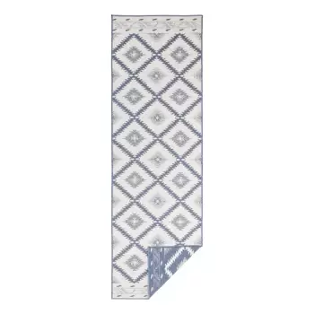 Covor adecvat pentru exterior NORTHRUGS Malibu, 80 x 250 cm, albastru-crem imagine