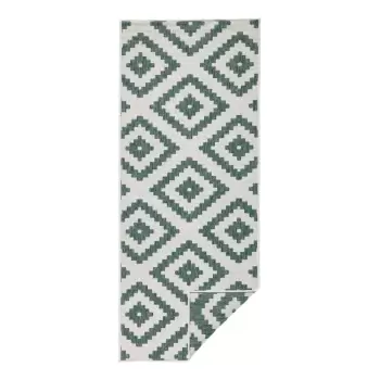 Covor adecvat pentru exterior NORTHRUGS Malta, 80 x 350 cm, verde - crem imagine