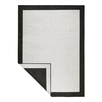 Covor adecvat pentru exterior NORTHRUGS Panama, 200 x 290 cm, negru - crem imagine