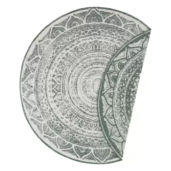 Covor adecvat pentru exterior NORTHRUGS Siruma, o 140 cm, verde-crem imagine