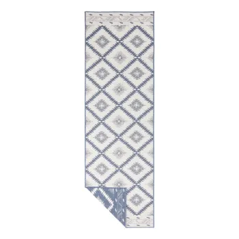 Covor adecvat pentru exterior NORTHRUGS Twin, 350 x 80 cm, albastru-crem imagine