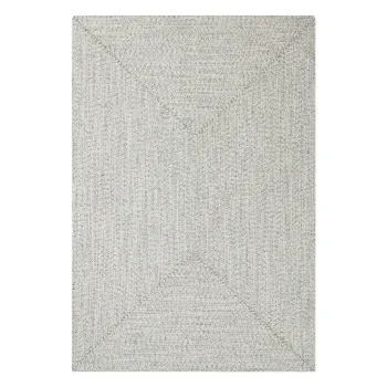 Covor alb/bej de exterior 150x80 cm - NORTHRUGS imagine
