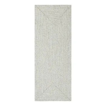 Covor alb/bej de exterior 200x80 cm - NORTHRUGS imagine