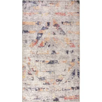 Covor alb/bej lavabil 80x50 cm - Vitaus imagine