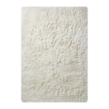 Covor alb din lana 160x230 cm Dala - MADE imagine