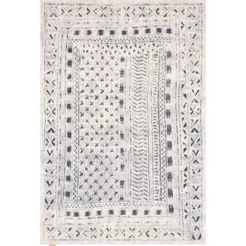 Covor alb din lana 170x240 cm Masi - Agnella imagine