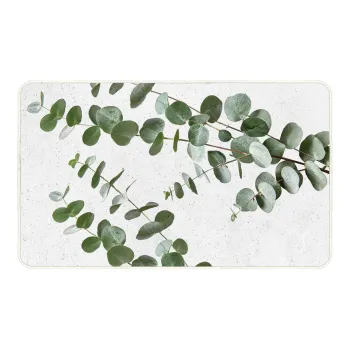 Covor alb/verde 45x75 cm Stevia - douceur d'interieur imagine