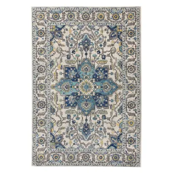 Covor albastru 200x290 cm Nova Persian Blue - Asiatic Carpets imagine