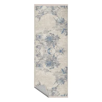 Covor albastru-bej de tip traversa 80x200 cm - Mila Home imagine