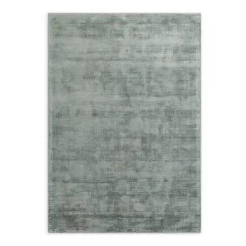 Covor albastru deschis tesut manual din viscoza 80x150 cm Noemi - Vikosa imagine
