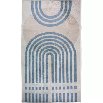 Covor albastru/gri 230x160 cm - Vitaus imagine