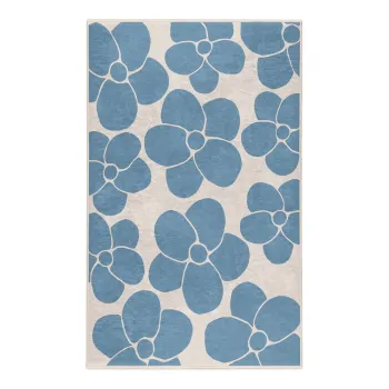 Covor albastru lavabil 120x180 cm Blue Meadow - Mila Home imagine
