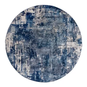 Covor albastru rotund o 160 cm Cocktail Wonderlust - Flair Rugs imagine